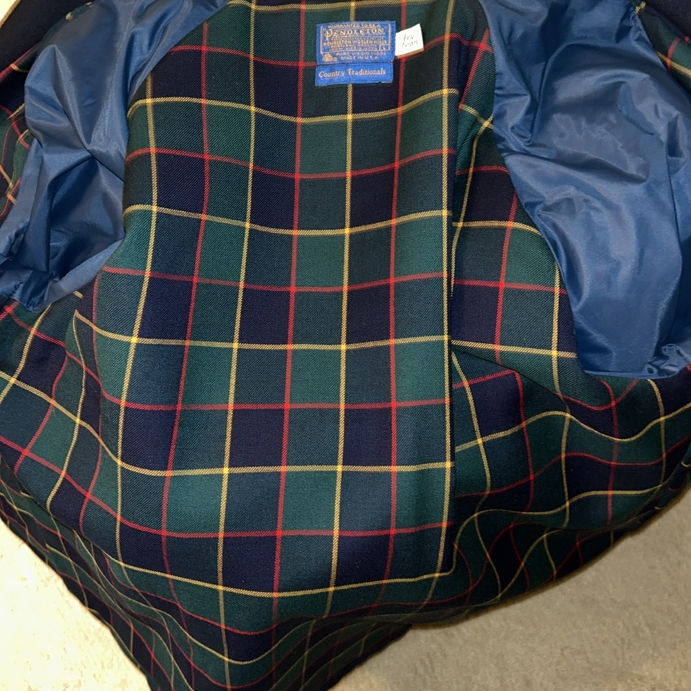 Pendleton Navy Wool Jacket - Picture 5 of 6